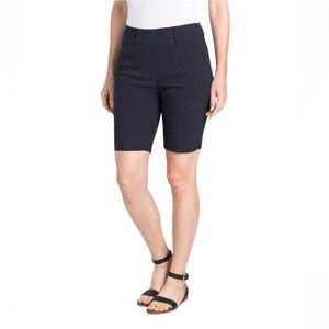 Hilary Radley Pull On Bermuda Shorts Polka Dots Size 4